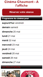 Mobile Screenshot of chaumont-cinemas.com
